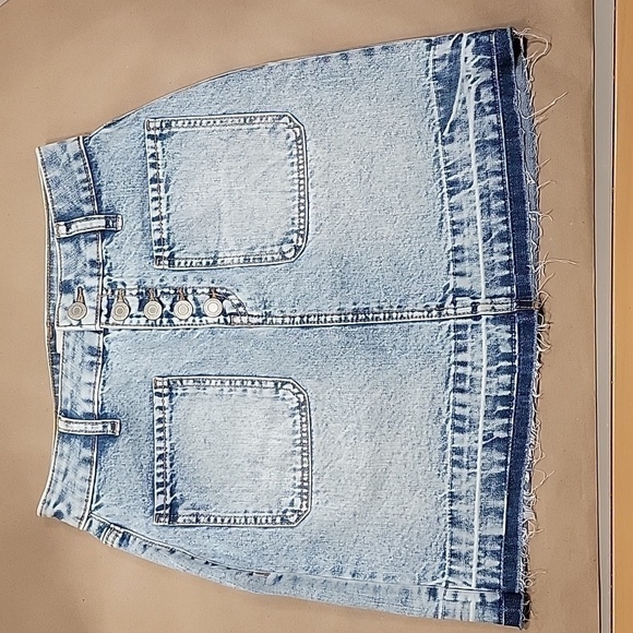 SO Dresses & Skirts - So Denim Distressed Mini Skirt Size Jr's 5